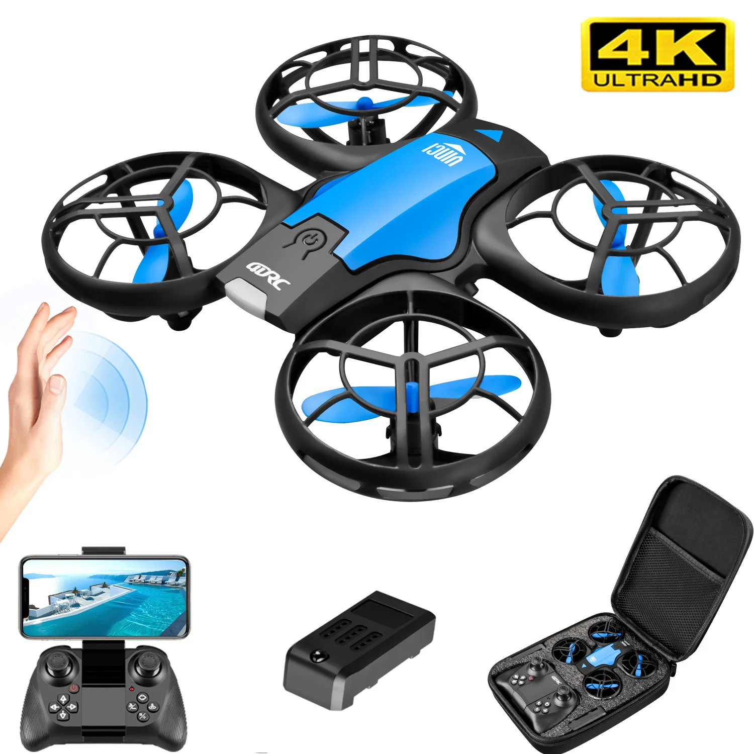 V8 New Mini Drone 4K Professio - Rc Helicopter Mini ulasan dan harga